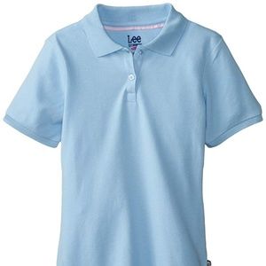 LEE Uniforms Little Girl's Pique Polo